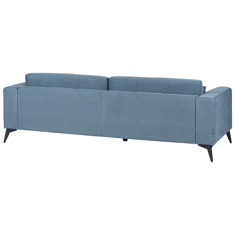 3-personers sofa Ange - Blå, Sort/Polyester - Møbler - Sofaer - 3 personers sofa