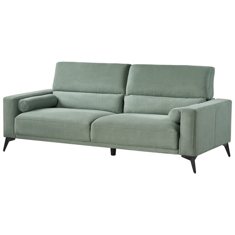 3-personers sofa Ange - Grøn, Sort/Polyester - Møbler - Sofaer - 3 personers sofa