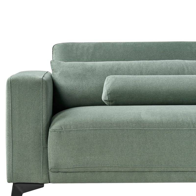 3-personers sofa Ange - Grøn, Sort/Polyester - Møbler - Sofaer - 3 personers sofa