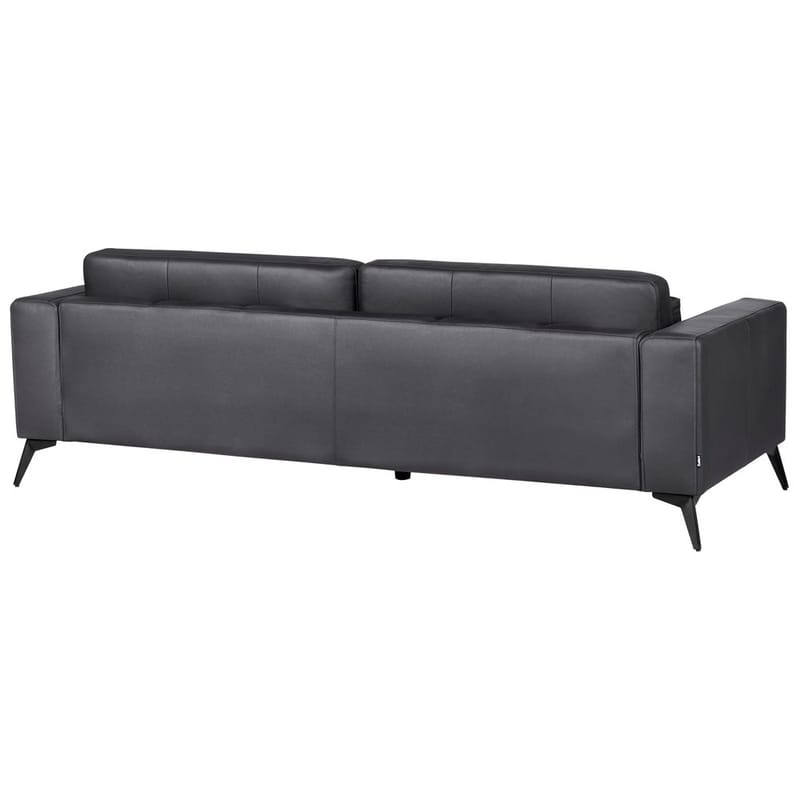 3-personers sofa Ange - Sort/Kunstlæder - Møbler - Sofaer - 3 personers sofa