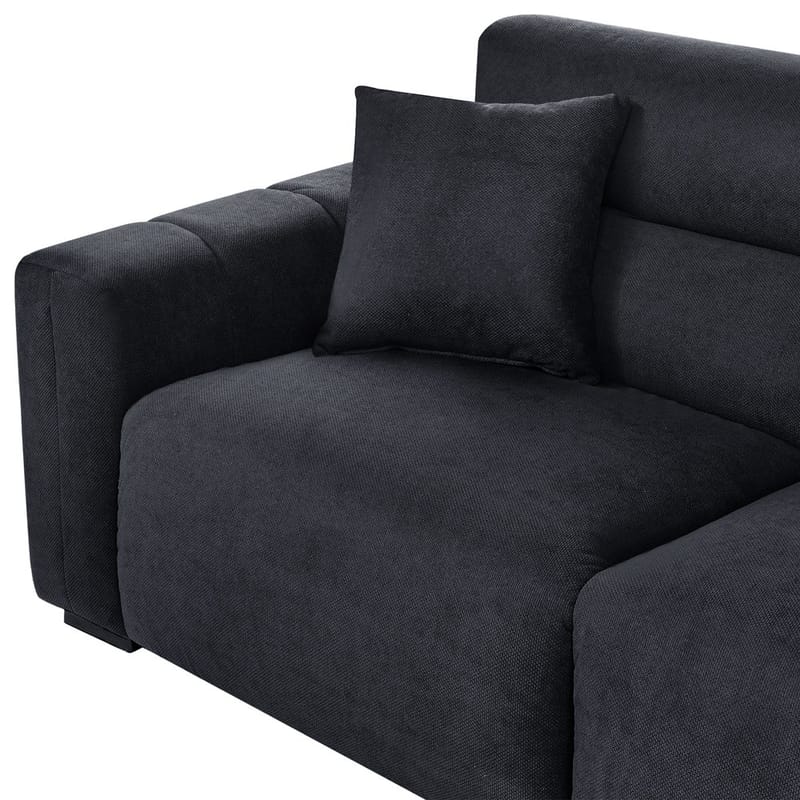 3-personers sofa Fauskan - Sort - Møbler - Sofaer - 3 personers sofa
