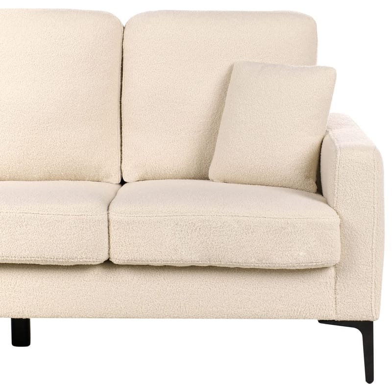 3-personers sofa Gavle - Beige, sort/Bouclé - Møbler - Sofaer - 3 personers sofa