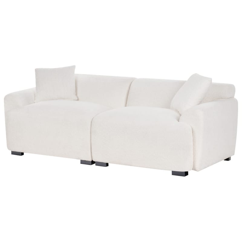 3-personers sofa Korio - Hvid, Sort - Møbler - Sofaer - 3 personers sofa