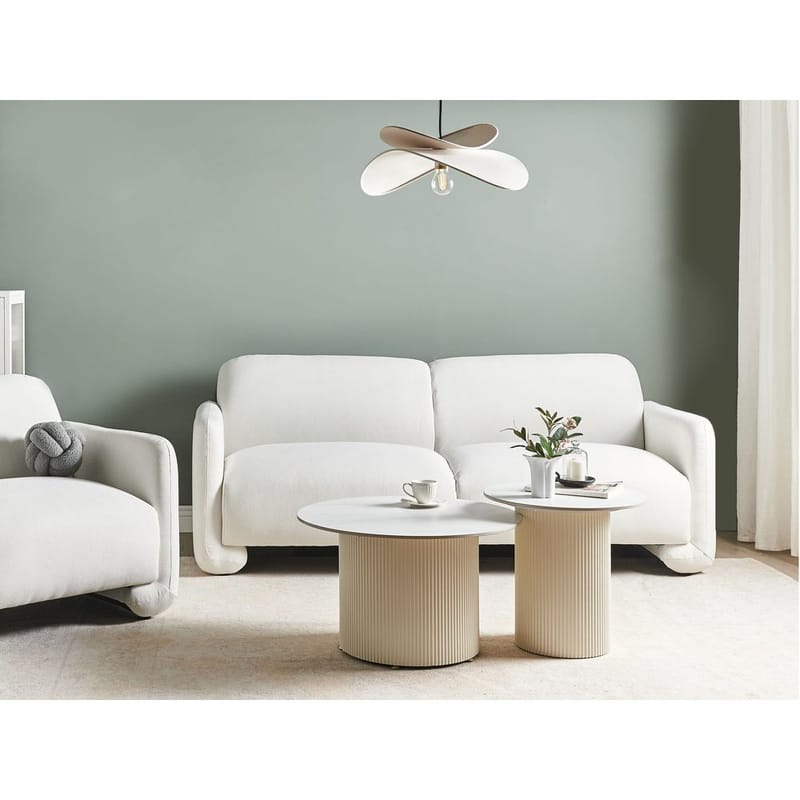 3-personers sofa Saland - Hvid - Møbler - Sofaer - 3 personers sofa