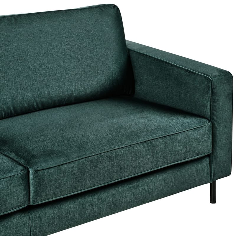 3-personers sofa Savalen - Grøn, Sort - Møbler - Sofaer - Velour sofaer