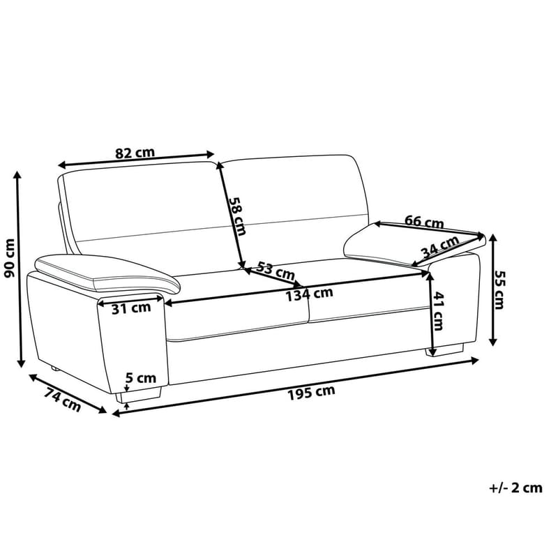 3-personers sofa Vogar - Møbler - Sofaer - 3 personers sofa