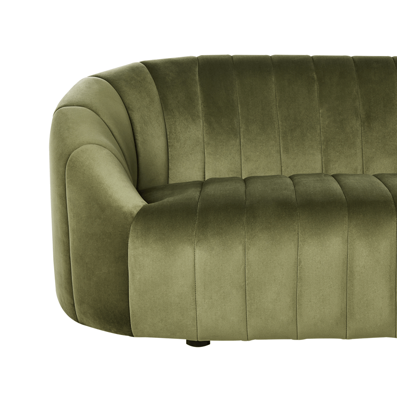 3-personers sofa Malung - Mørkegrøn - Møbler - Sofaer - Velour sofaer