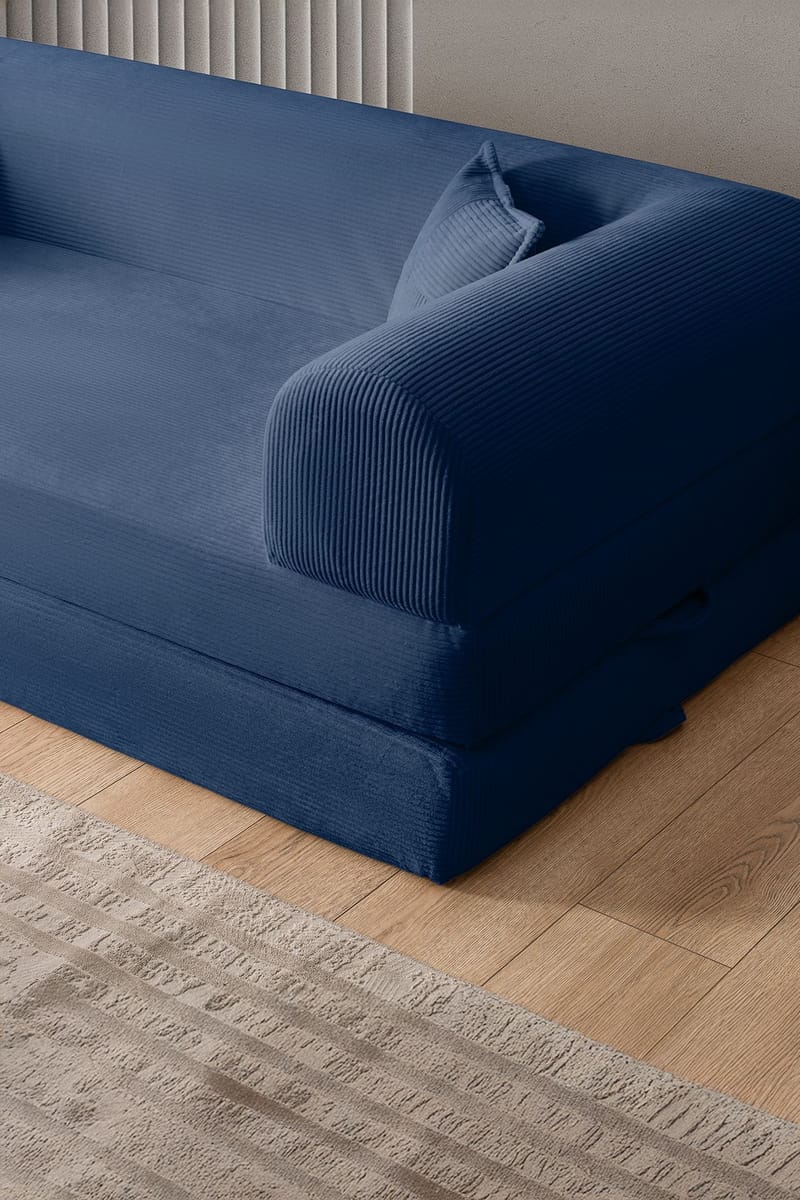 3-personers sovesofa Atelier Del Sofa Legom Eco (190 x 90 x 25 cm) Marineblå - Møbler - Sofaer - Sovesofaer