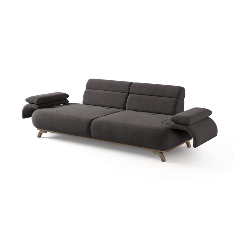3-personers sofa Atelier Del Sofa Bonjo Silver (246 x 81 x 97 cm) Antracit - Antracit - Møbler - Sofaer - 3 personers sofa