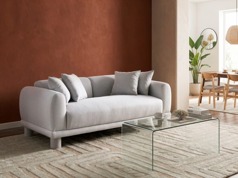 3-personers sofa Pori - Lysegrå - Møbler - Sofaer - 3 personers sofa
