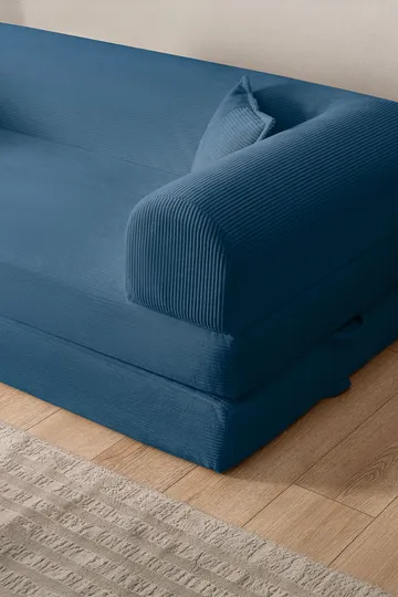 3-personers sovesofa Atelier Del Sofa Legom Eco (190 x 90 x 25 cm) Blå - Møbler - Sofaer - Sovesofaer