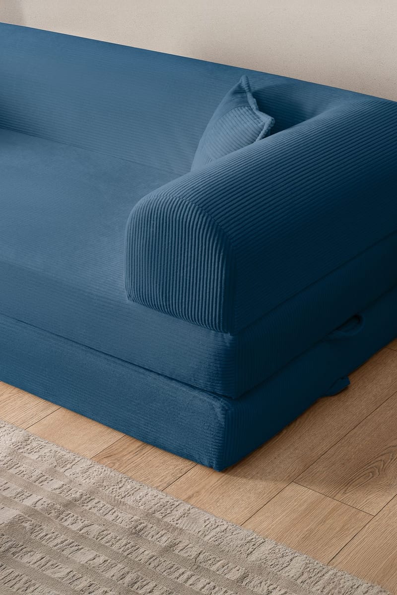 3-personers sovesofa Atelier Del Sofa Legom Eco (190 x 90 x 25 cm) Blå - Møbler - Sofaer - Sovesofaer