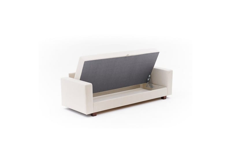 3-personers sovesofa Iroulport Arzilla Creme - Creme - Møbler - Sofaer - Sovesofaer