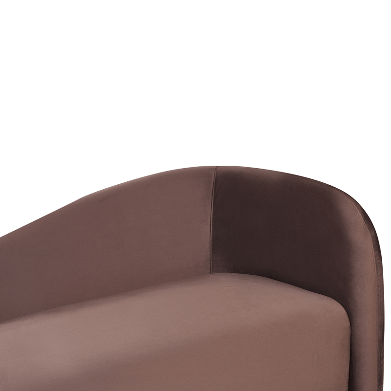 3-personers sofa Veltada - Mørkebrun - Møbler - Sofaer - Velour sofaer