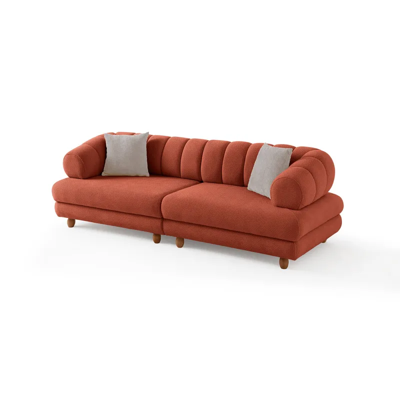 3-personers sofa Atelier Del Sofa Gloria (240 x 80 x 95 cm) Tile Red, Tile Red