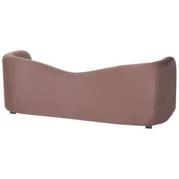 3-personers sofa Veltada - Mørkebrun - Møbler - Sofaer - Velour sofaer