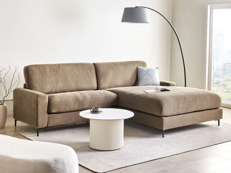 3-personers sofa Maloy venstrevendt - Brun - Møbler - Sofaer - Sofa med chaiselong