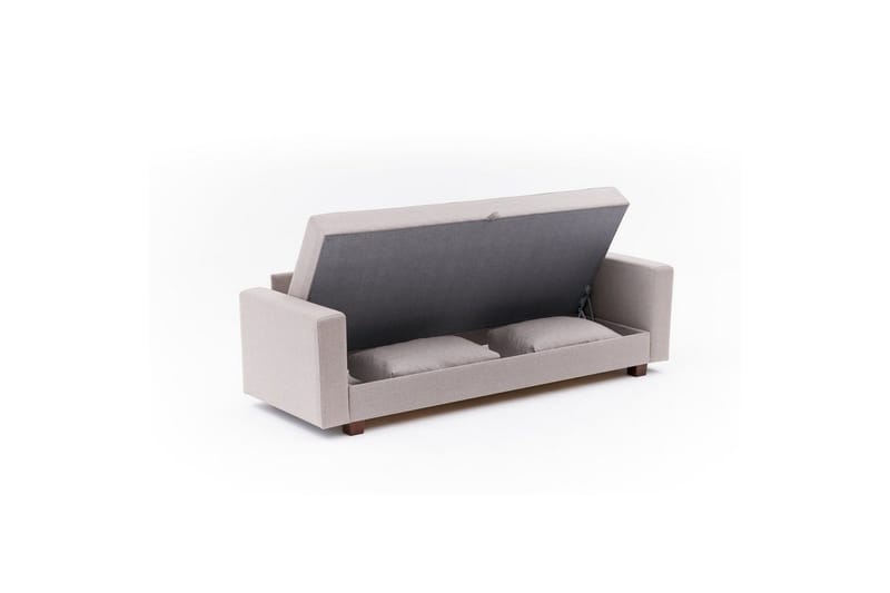 3-personers sovesofa Iroulport Beige - Beige - Møbler - Sofaer - Sovesofaer