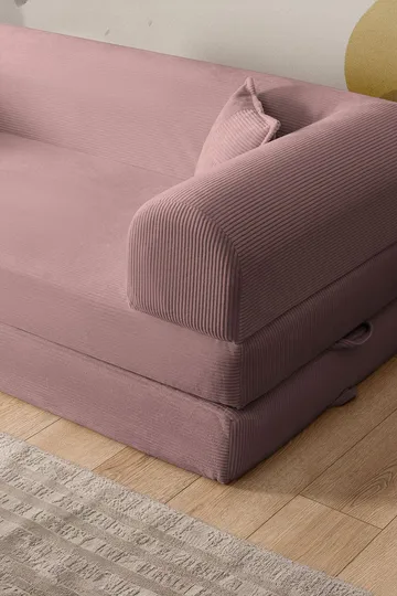 3-personers sovesofa Atelier Del Sofa Legom Eco (190 x 90 x 25 cm) Lyserød - Møbler - Sofaer - Sovesofaer