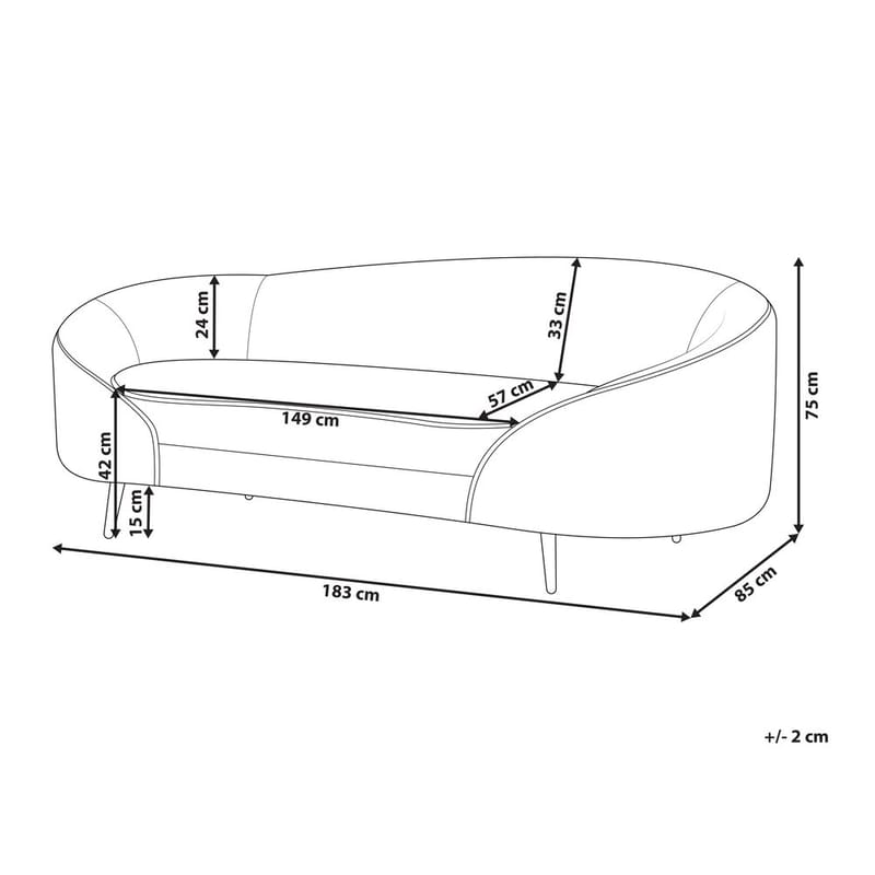 3-personers sofa Savar - Møbler - Sofaer - 3 personers sofa
