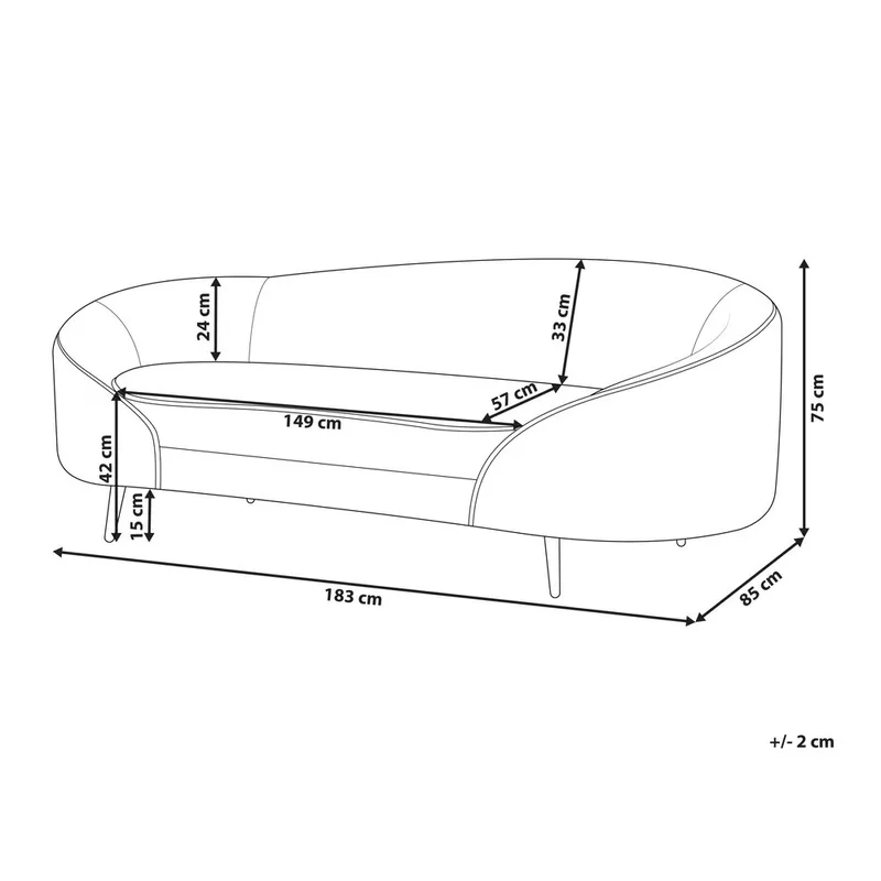 3-personers sofa Savar - Møbler - Sofaer - 3 personers sofa