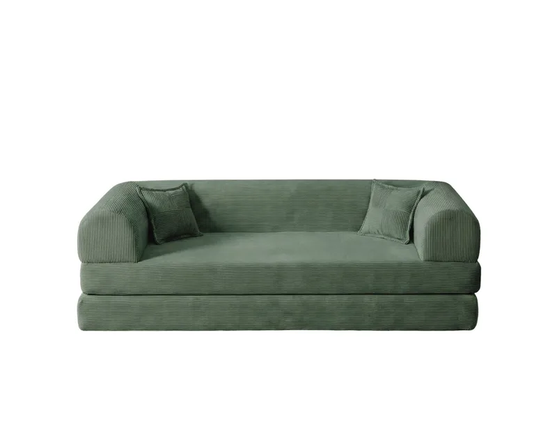3-personers sovesofa Atelier Del Sofa Legom Eco (190 x 90 x 25 cm) Grøn, undefined