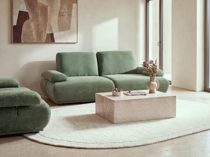 3-personers sofa Nacka - Lysegrøn - Møbler - Sofaer - 3 personers sofa
