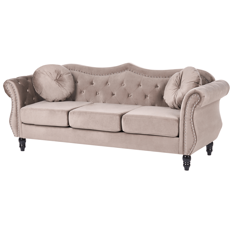 3-personers sofa Skien - Taupe - Møbler - Sofaer - Chesterfield sofaer