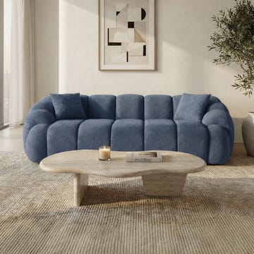 3-personers sofa Atelier Del Sofa Octavio (233 x 70 x 80 cm) Marineblå - Møbler - Sofaer - 3 personers sofa