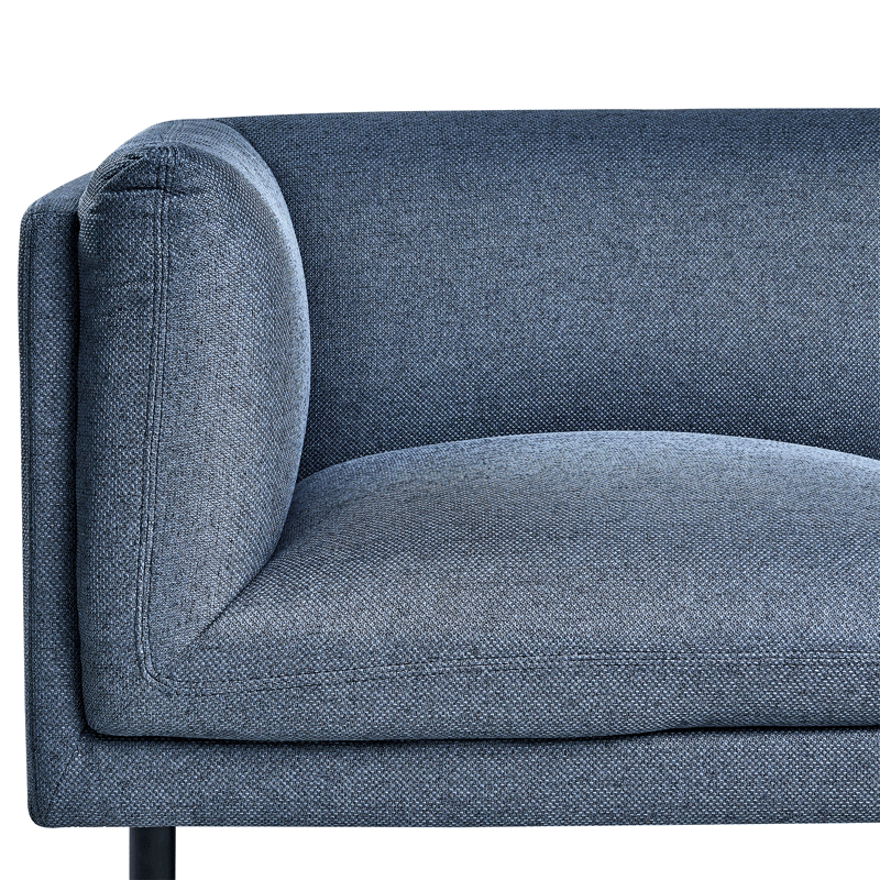 3-personers sofa Vorgod Stof - Mørkeblå - Møbler - Sofaer - 3 personers sofa