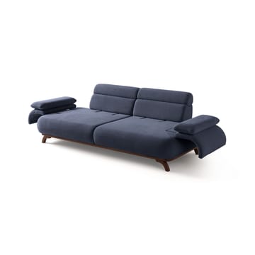 3-personers sofa Atelier Del Sofa Bonjo Valnød (246 x 81 x 97 cm) Marineblå - Marineblå - Møbler - Sofaer - 3 personers sofa