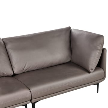 3-personers sofa Revsnes - Brun, Sort - Møbler - Sofaer - Lædersofaer