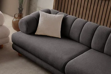 3-personers sofa Atelier Del Sofa Gloria (240 x 80 x 95 cm) Antracit - Antracit - Møbler - Sofaer - 3 personers sofa