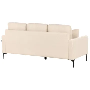 3-personers sofa Gavle - Beige, sort/Bouclé - Møbler - Sofaer - 3 personers sofa