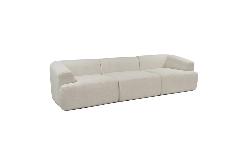 3-personers sofa Dashwood Hvid, Hvid