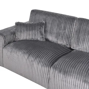 3-personers sofa Sandora - Grå, sort - Møbler - Sofaer - 3 personers sofa