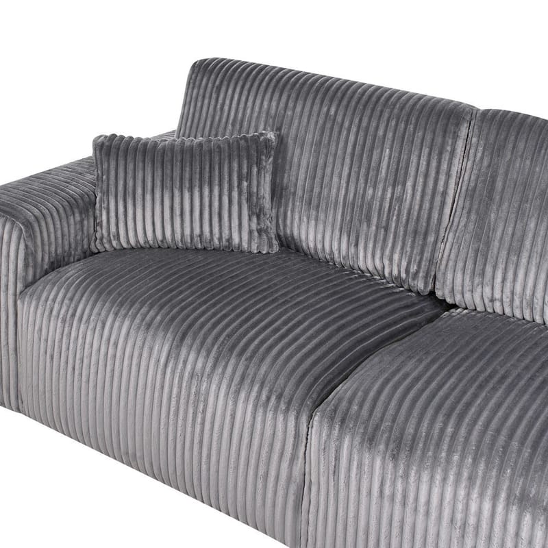 3-personers sofa Sandora - Grå, sort - Møbler - Sofaer - 3 personers sofa