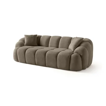 3-personers sofa Atelier Del Sofa Octavio (233 x 70 x 80 cm) Brun