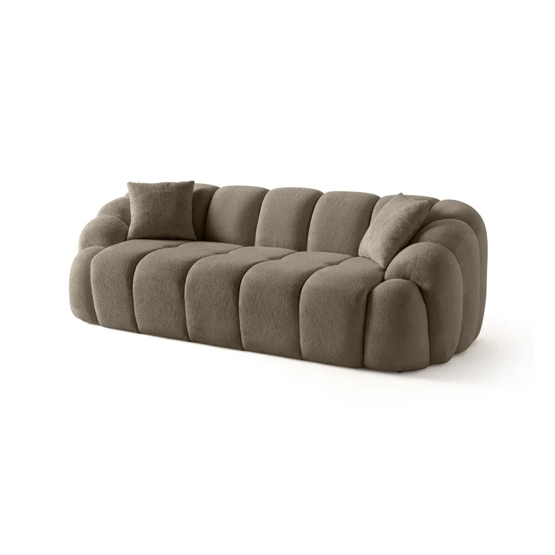3-personers sofa Atelier Del Sofa Octavio (233 x 70 x 80 cm) Brun, undefined