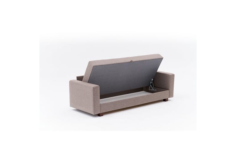 3-personers sovesofa Iroulport Arzilla Brun - Brun - Møbler - Sofaer - Sovesofaer