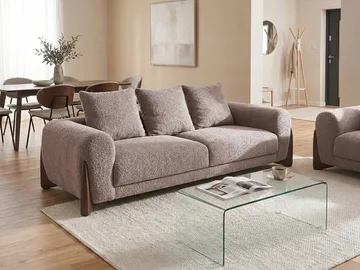 3-personers sofa Vinliden - Mørkebrun, brun - Møbler - Sofaer - 3 personers sofa