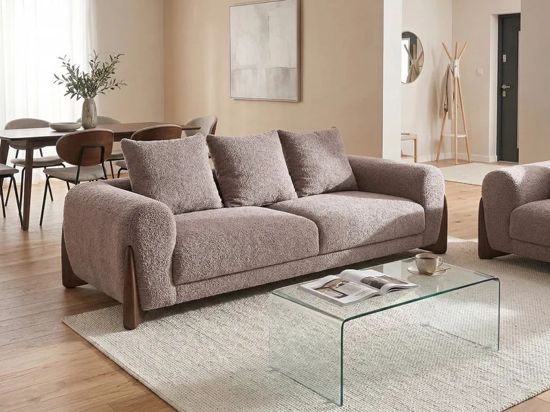 3-personers sofa Vinliden - Mørkebrun, brun - Møbler - Sofaer - 3 personers sofa