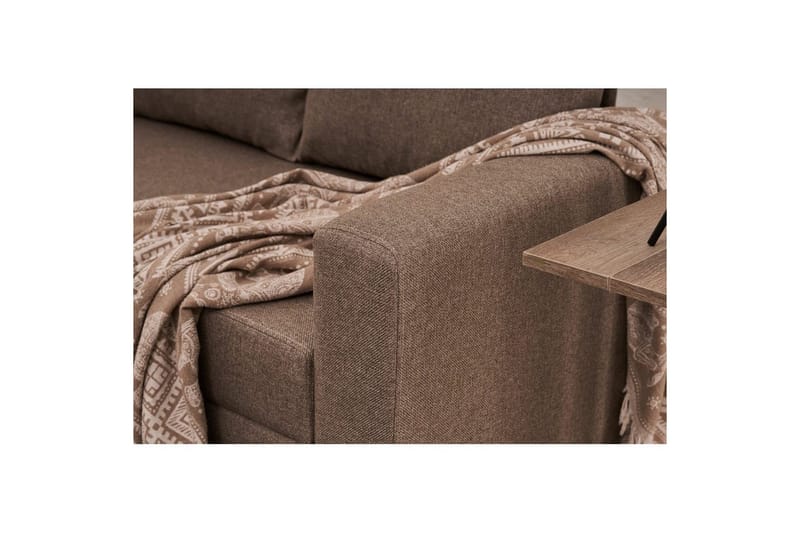 3-personers sovesofa Iroulport Arzilla Brun - Brun - Møbler - Sofaer - Sovesofaer