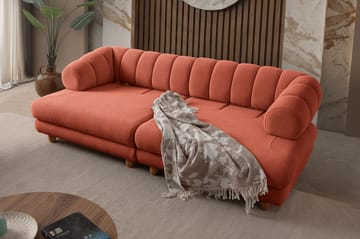 3-personers sofa Atelier Del Sofa Gloria (240 x 80 x 95 cm) Tile Red - Tile Red - Møbler - Sofaer - 3 personers sofa