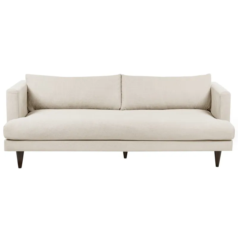 3-personers sofa Jarpen - Beige, mørkt træ - Møbler - Sofaer - 3 personers sofa