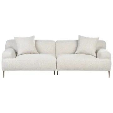 3-personers sofa Matila i bouclé - Hvid - Møbler - Sofaer - 3 personers sofa