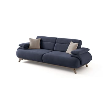 3-personers sofa Atelier Del Sofa Bonjo Silver (246 x 81 x 97 cm) Marineblå - Marineblå - Møbler - Sofaer - 3 personers sofa