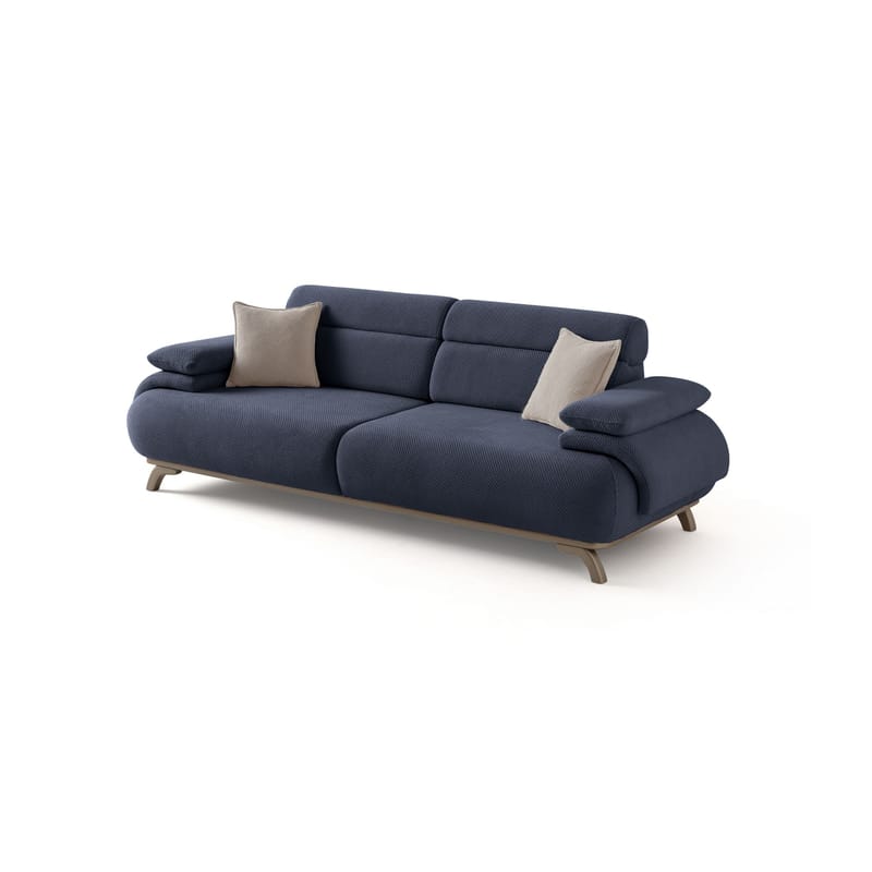 3-personers sofa Atelier Del Sofa Bonjo Silver (246 x 81 x 97 cm) Marineblå, Marineblå