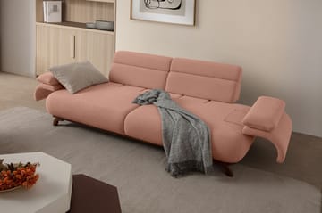 3-personers sofa Atelier Del Sofa Bonjo Valnød (246 x 81 x 97 cm) Pudder - Pudder - Møbler - Sofaer - 3 personers sofa