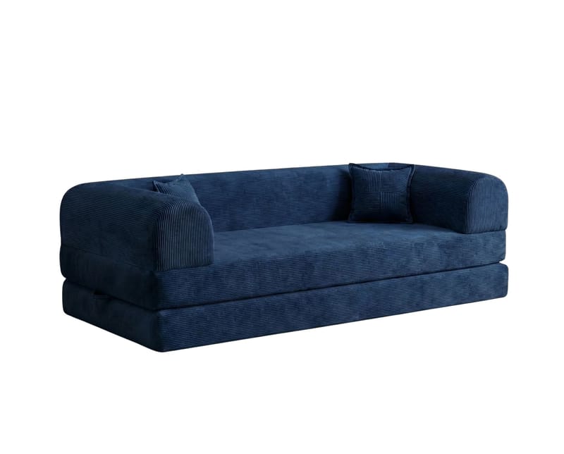 3-personers sovesofa Atelier Del Sofa Legom Eco (190 x 90 x 25 cm) Marineblå - Møbler - Sofaer - Sovesofaer
